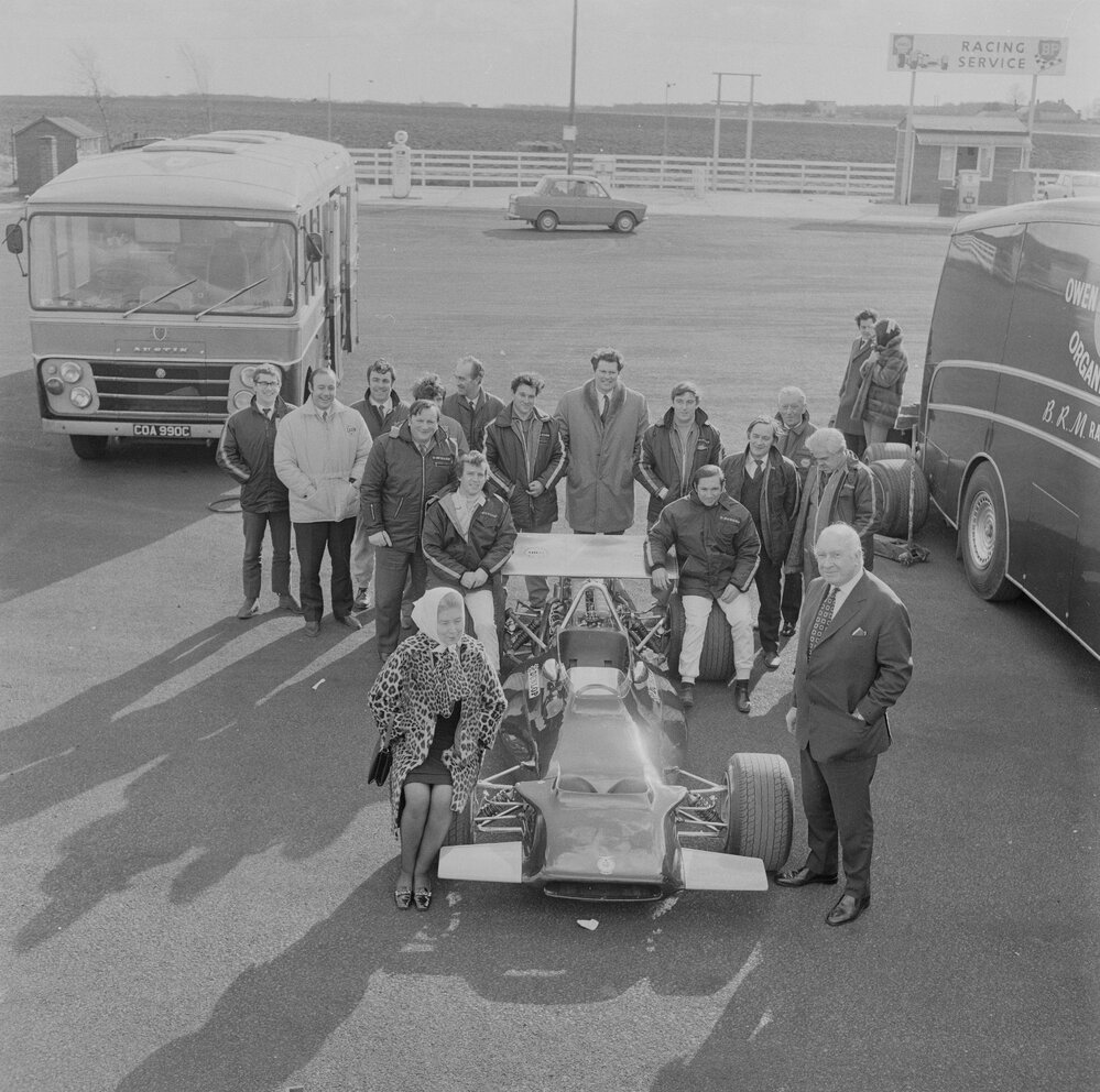 BRM P153 Practice At Silverstone