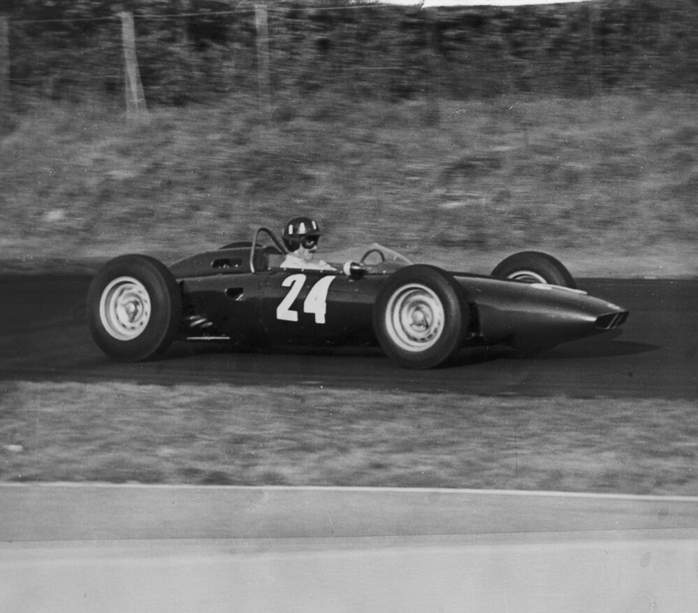 Graham Hill Behind The Wheel