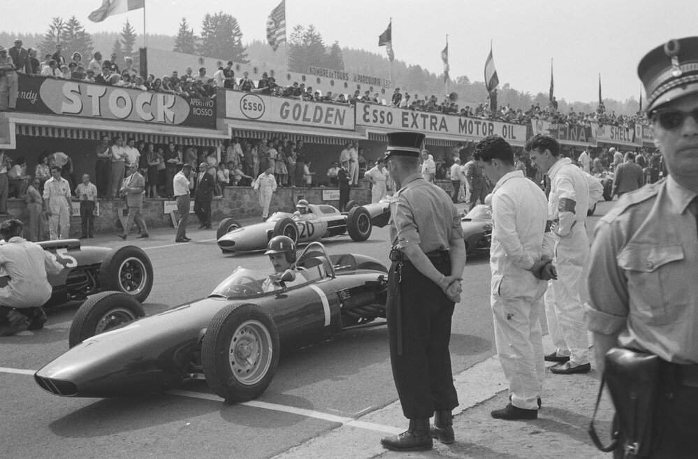 Hill At Belgium GP 1962