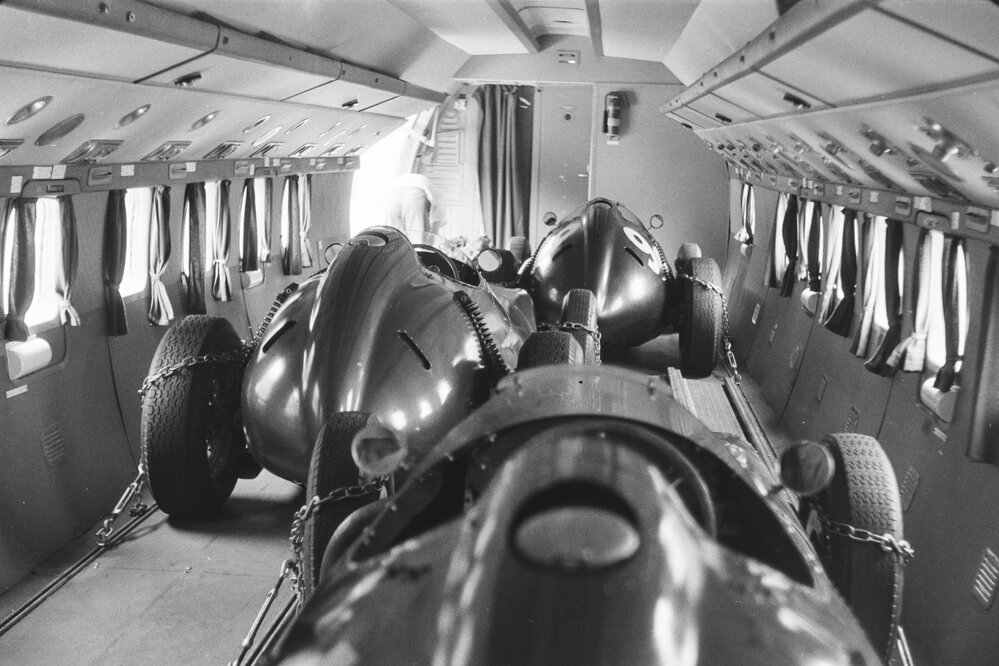 BRM P25 Unloading From Plane 