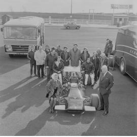 BRM P153 Practice At Silverstone