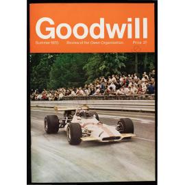 Goodwill Summer 1970 Front Page